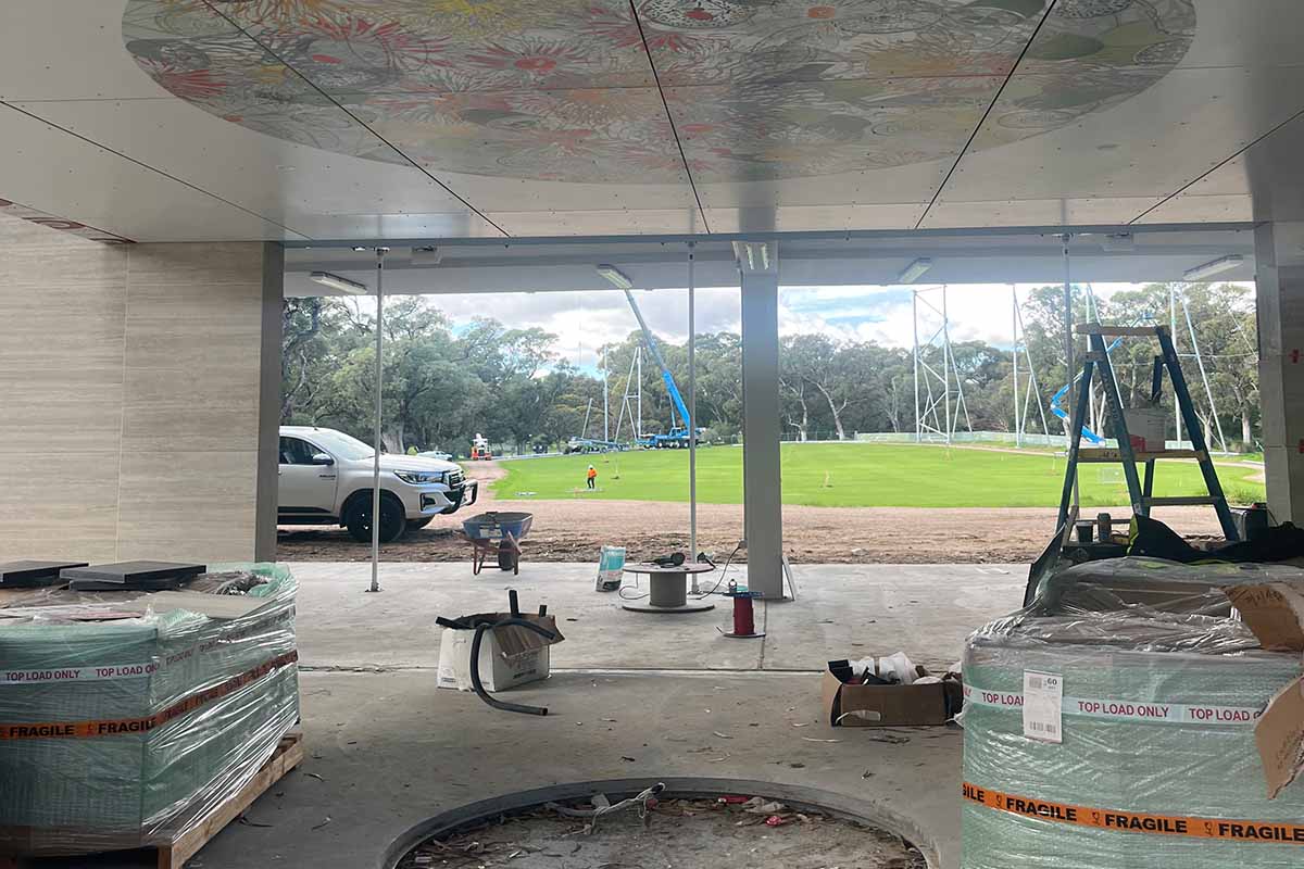 Pam Gaunt Hamersley Public Golf Course Artwork Reality & Illusion from driving range